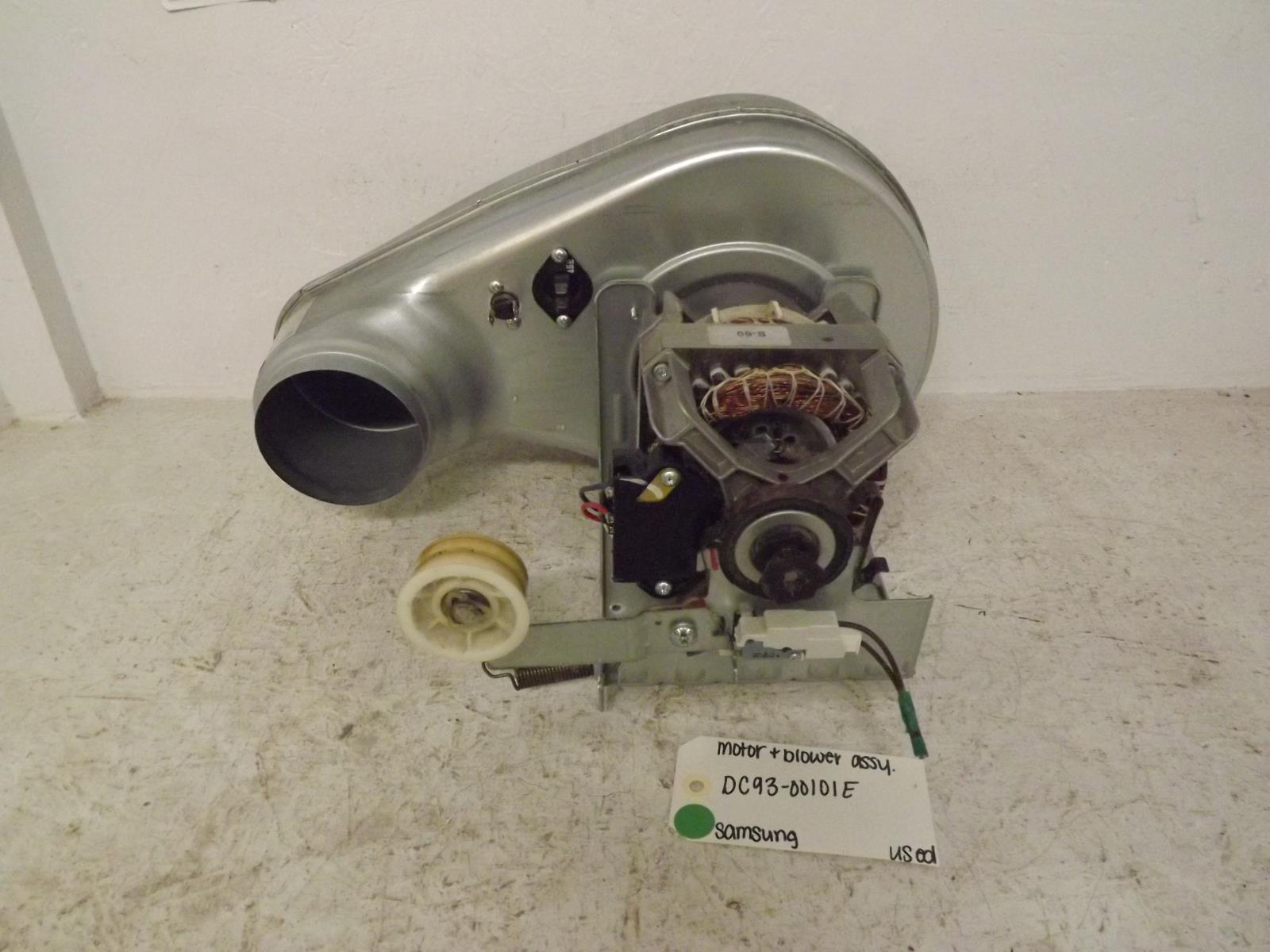 Samsung Dryer DC93-00101E Motor and Blower Assembly Used Samsung Dryer DC93-00101E Motor and Blower Assembly Used